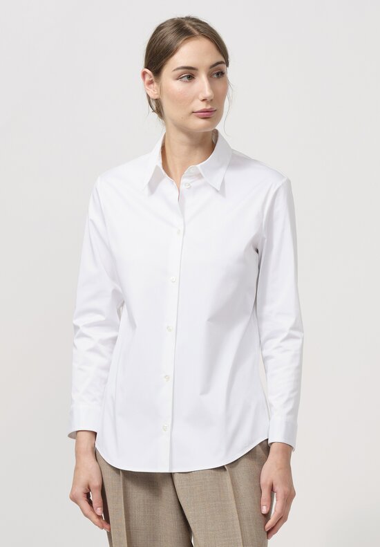 The Row Petra Shirt in White	