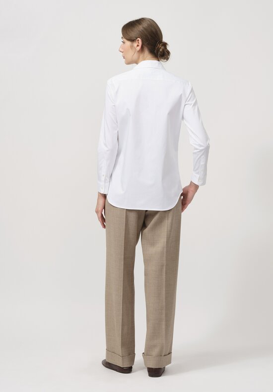 The Row Petra Shirt in White	