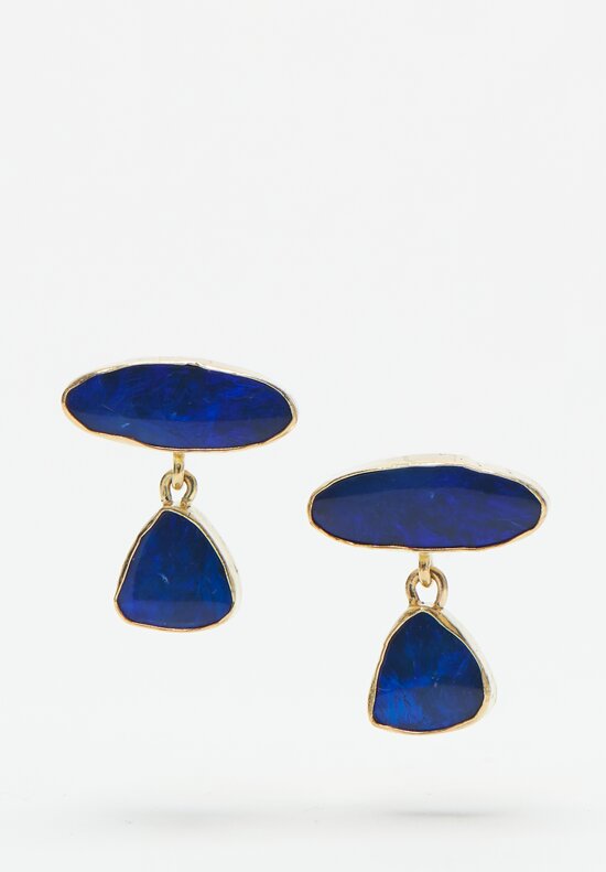 Greig Porter 18k, Opal Drop Earrings	