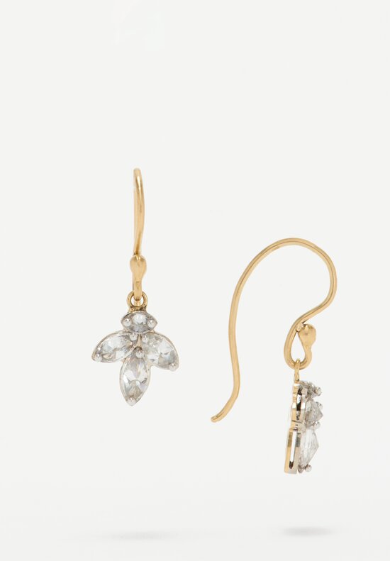 TAP by Todd Pownell 18k, 14k, Marquise Diamond Earrings