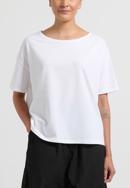Album di Famiglia Cotton T-Shirt in White	