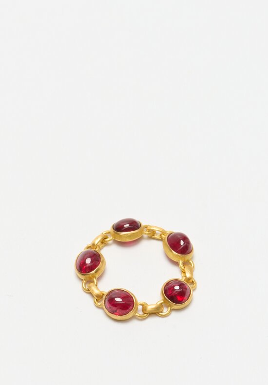 Scrives 22K Spinel Chain Ring 