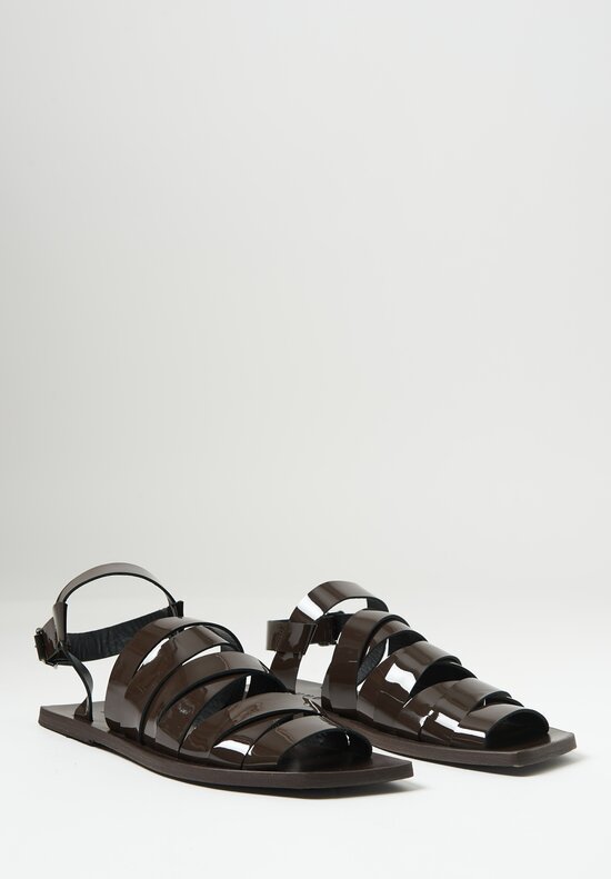 Rundholz Patent Leather Sandals	