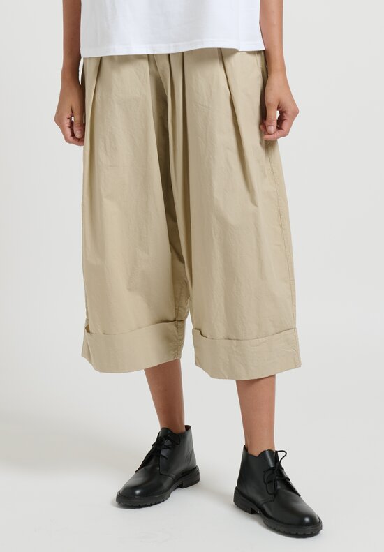 Toogood Cotton ''Baker'' Trousers in Rush Natural	
