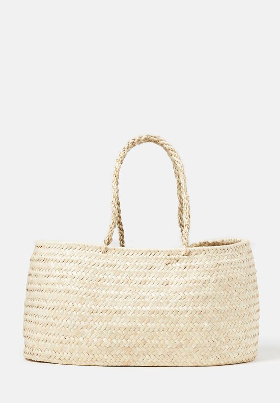 Daniela Gregis Handwoven Straw Cesta Harvest Basket	