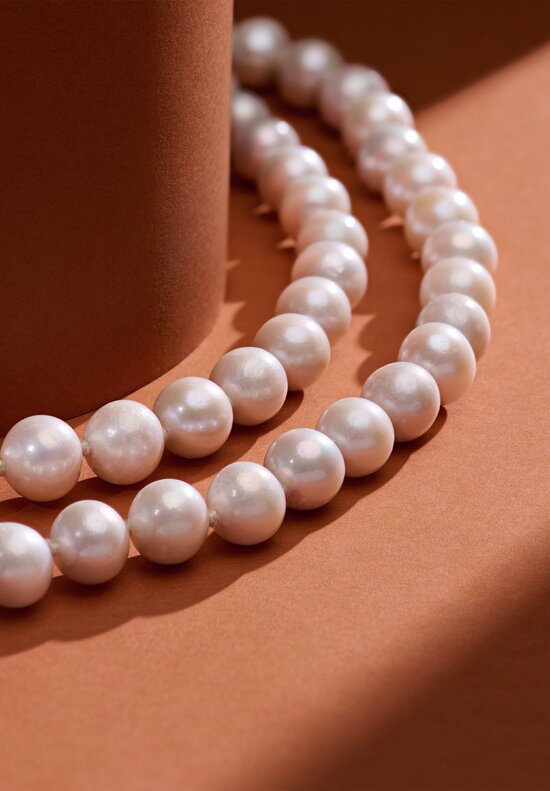 Monies Long Baroque Pearl Necklace	