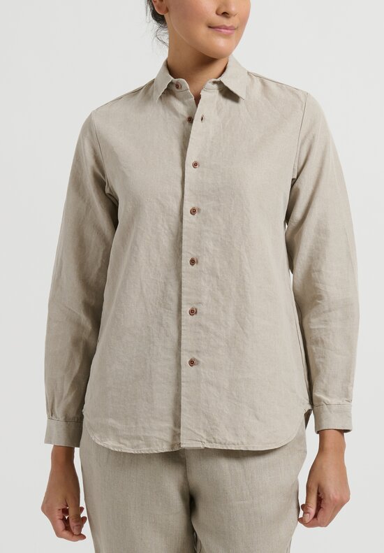 kaval  shirt blouson  corduroy brown M襟レギュラーカラー