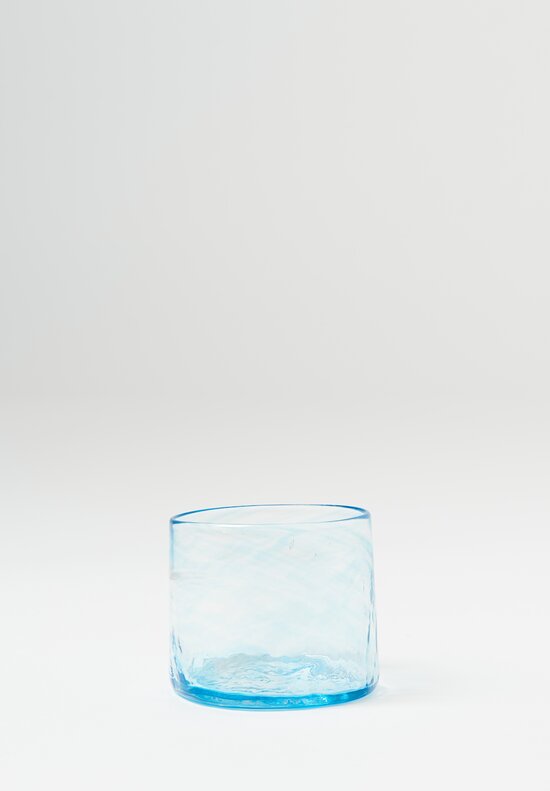 Studio Xaquixe Small Handblown Glass in Turquoise 	