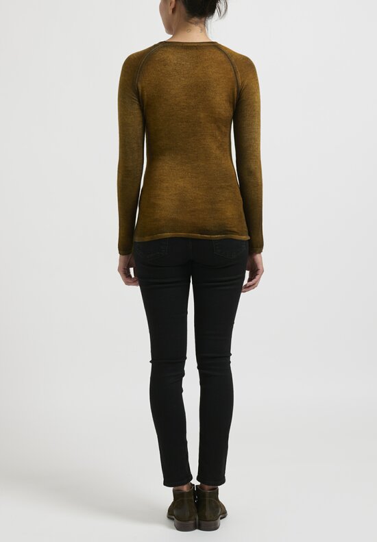 Avant Toi Cashmere/Silk Hand Painted Sweater	