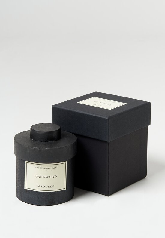 Mad et Len Handmade Apothicaire Candle Darkwood