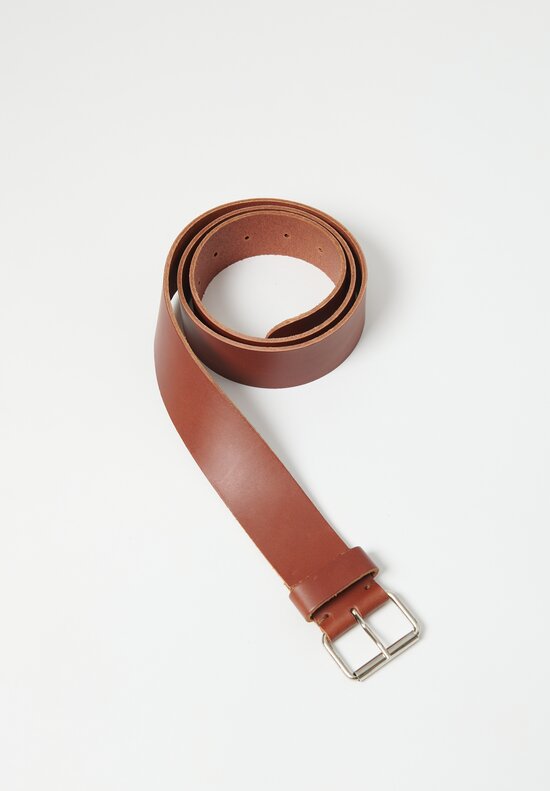 Daniela Gregis Leather Jeroni Belt in Cuoio Brown