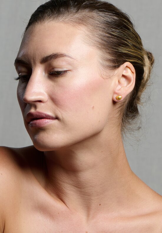 Lika Behar 24k Gold ''Pebble'' Post Earrings	