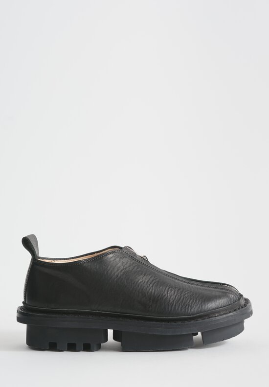 Trippen Zip Up Intent Shoe in Black	