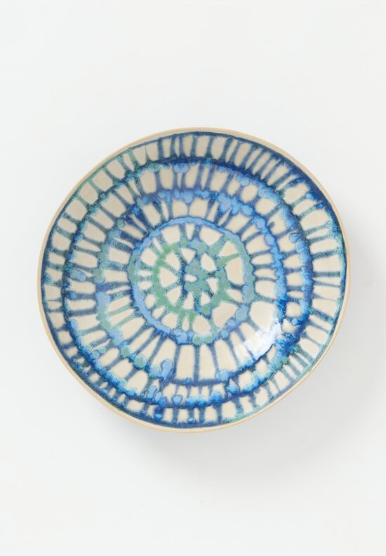 Laurie Goldstein Ceramic Patterned Serving Bowl	