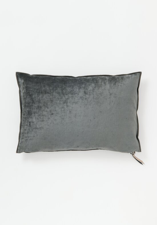 Maison de Vacances Royal Velvet Pillow Carbon Grey	