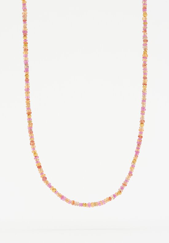 Greig Porter 18k, Pink Sapphire Short Necklace