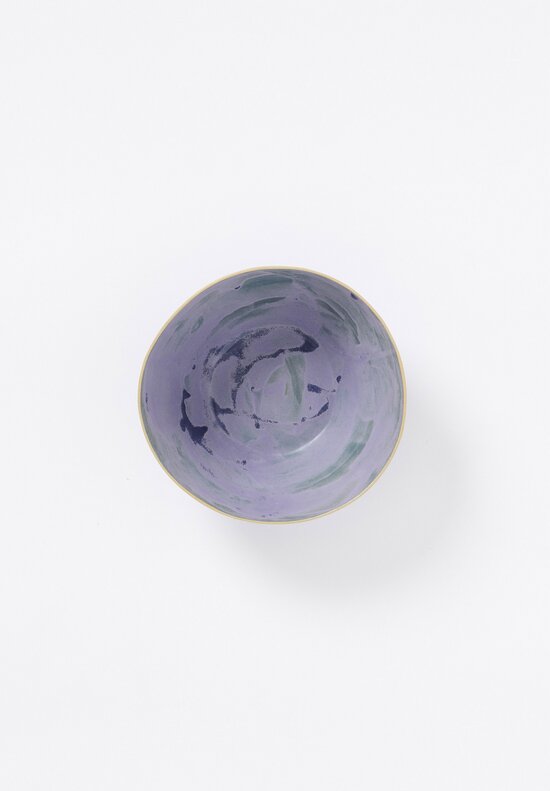 Laurie Goldstein Ceramic Round Bowls in Blue	