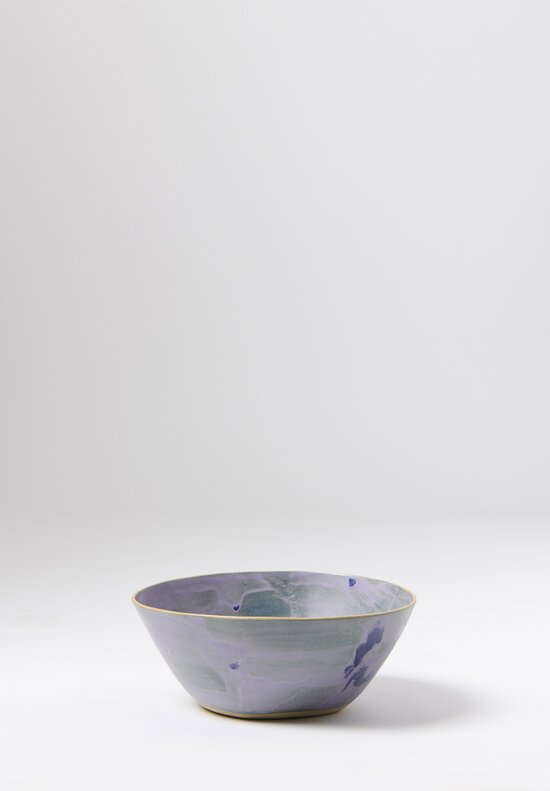 Laurie Goldstein Ceramic Round Bowls in Blue	