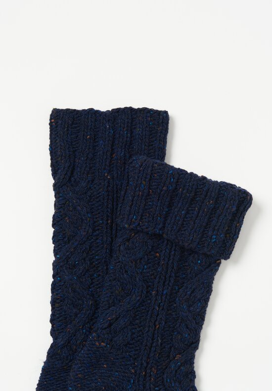Jil Sander Wool Cable Knit Socks	