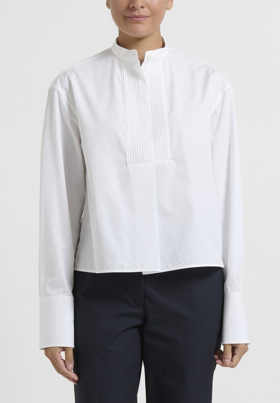 Jil Sander+ Thursday Cotton Poplin Shirt in White	