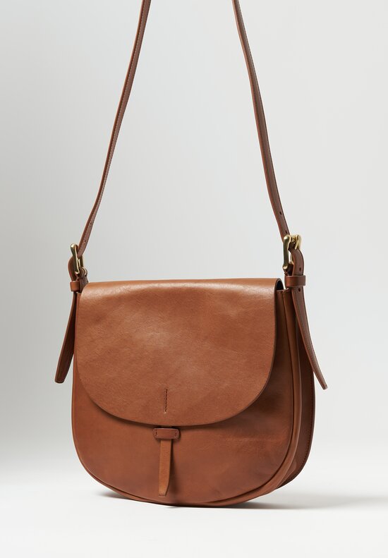 Massimo Palomba Leather Billie Selleria Shoulder Bag Cuoio Brown	