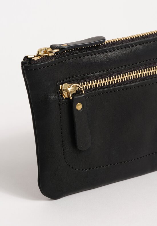 Massimo Palomba Leather Nana Selleria Pouch in Black