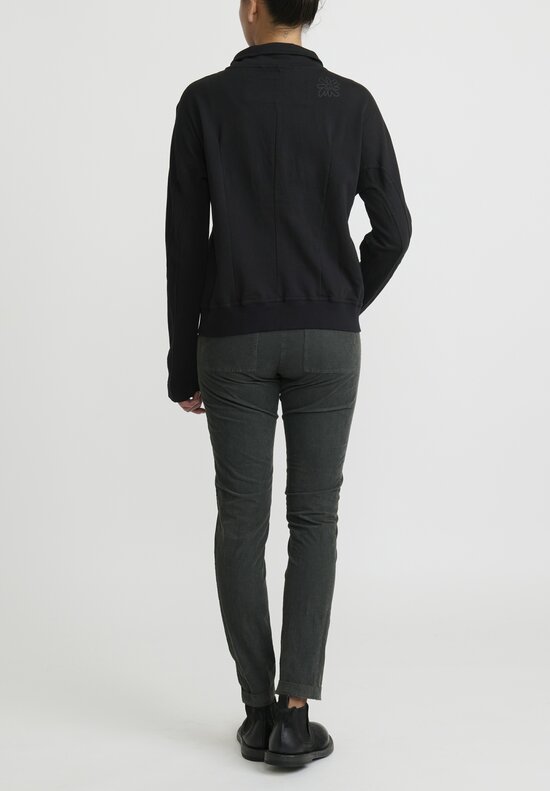 Rundholz Black Label French Terry Jacket in Black	