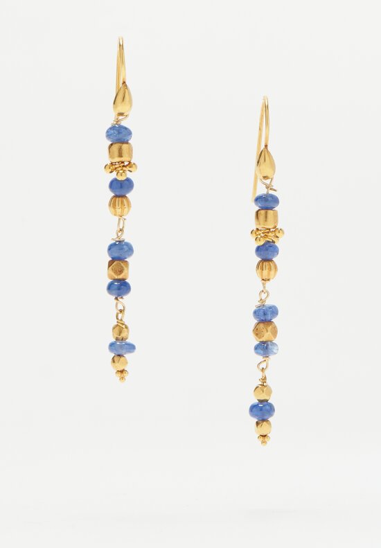 Greig Porter 18k, Sapphire Dangle Earrings	