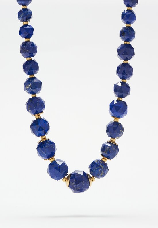 Greig Porter 18k, Faceted Lapis Lazuli Necklace	