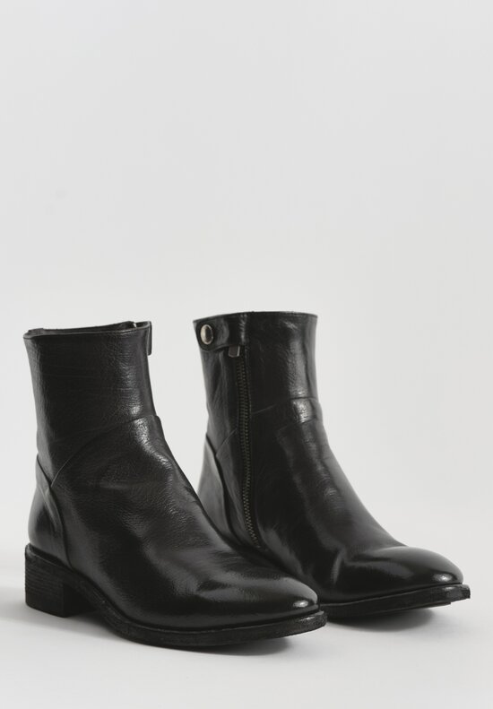 Officine Creative Seline 020 Ignis T. Bootie in Nero Black	