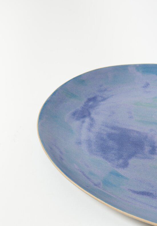 Laurie Goldstein Large Oval Platter Blue	