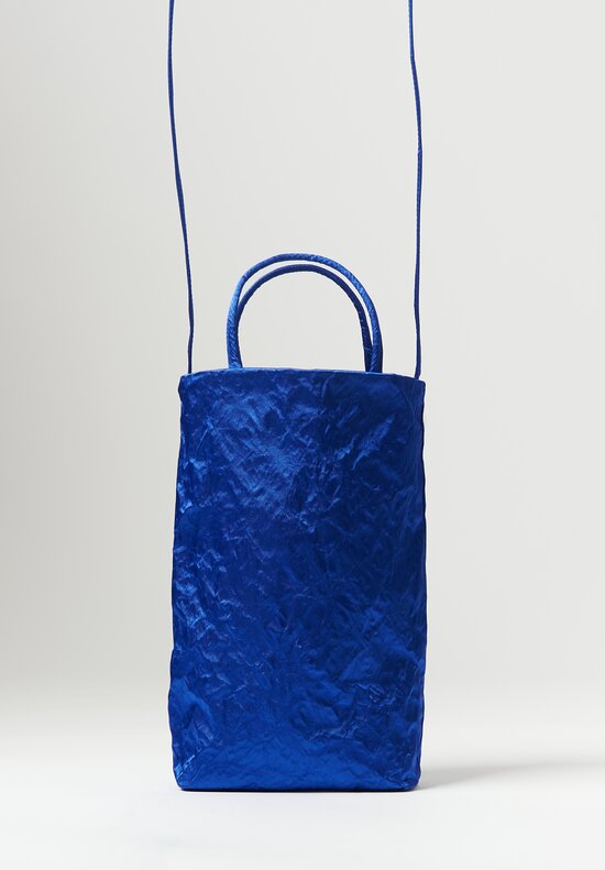 Zilla Satin Long Bag in Mykonos Blue