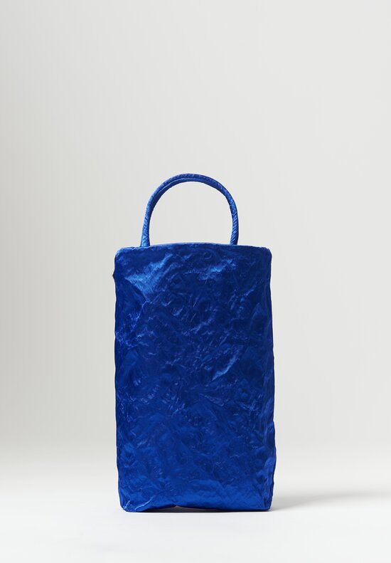 Zilla Satin Long Bag in Mykonos Blue