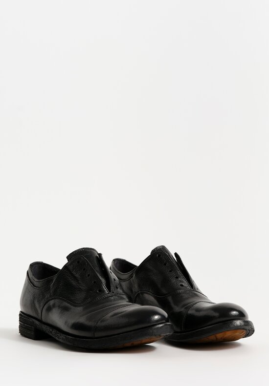 Officine Creative Lexikon Ignis Oxford Shoe in Nero Black