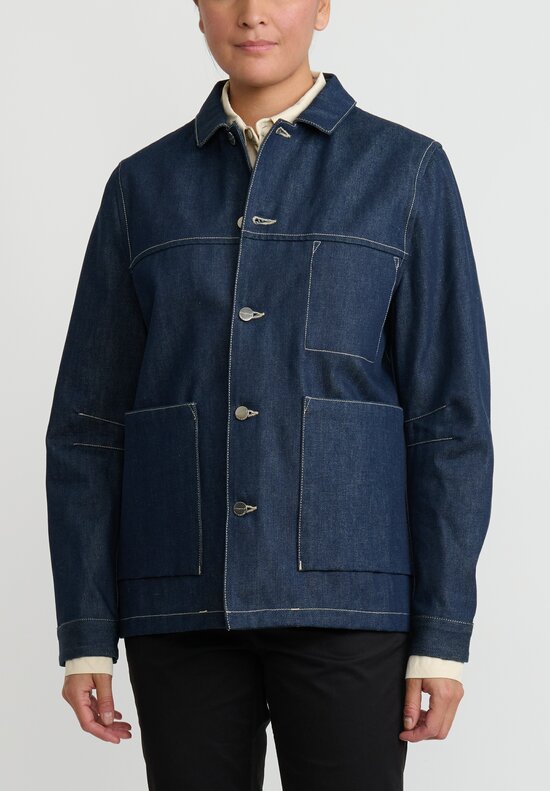 Toogood Denim Carpenter Jacket in Blue