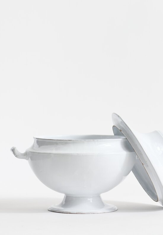 Astier de Villatte Large Rien Salad Bowl in White	