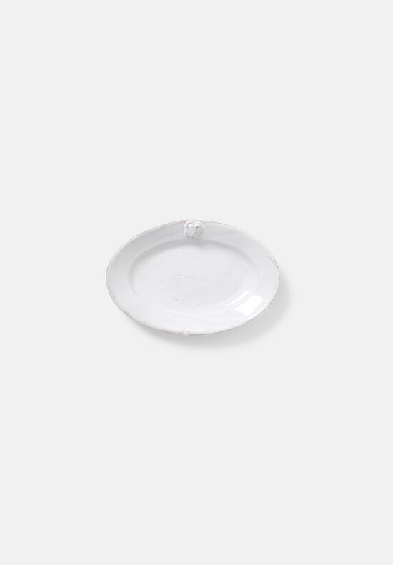 Astier de Villatte Alexandre Small Oval Platter White	