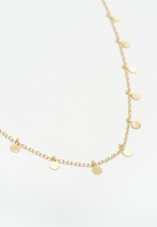 Sia Taylor 18k Long Dot Necklace 24 in	