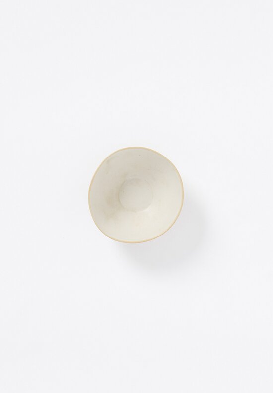 Laurie Goldstein Ceramic Round Bowl in White	