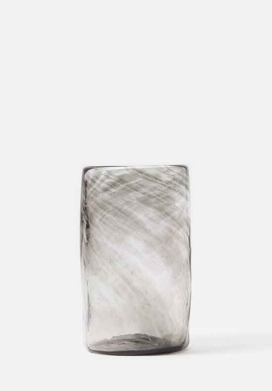 Studio Xaquixe Large Handblown Glassware in Smoke Grey	