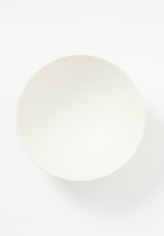 Christiane Perrochon Handmade Stoneware Medium Serving Bowl in White