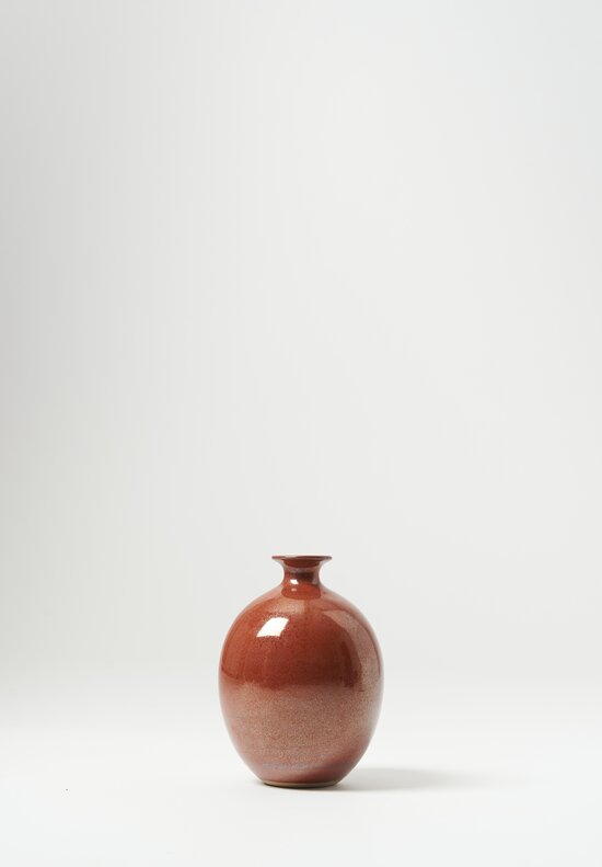 Christiane Perrochon Handmade Stoneware Large Sake Bottle	