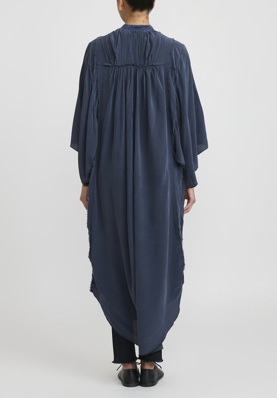 Umit Unal Silk Oversized Shortsleeve Over Dress	