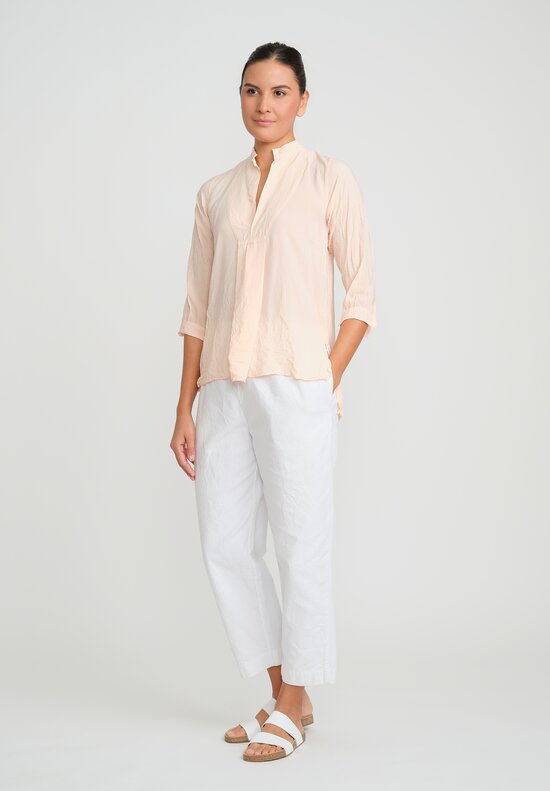 Daniela Gregis Washed Cotton ''Campanella'' Jacket in Pesca Peach ...