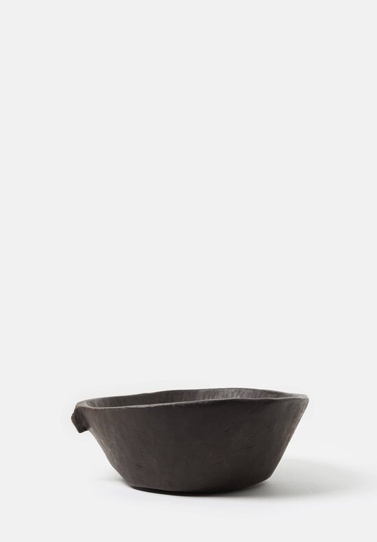 Antique Wood Bowl with Handle from the Gurague of Ethiopia 18 in	