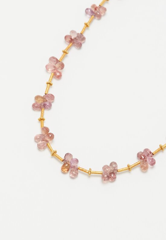 Greig Porter 18k, Pink Sapphire Necklace
