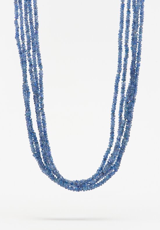 Denise Betesh 18k, 22k, Sapphire 5-Strand Necklace	