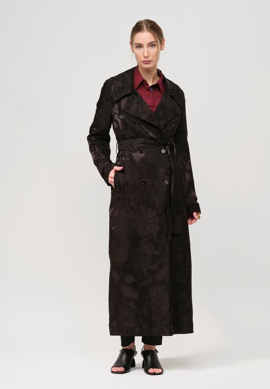 Dries Van Noten Rolana Coat in Black