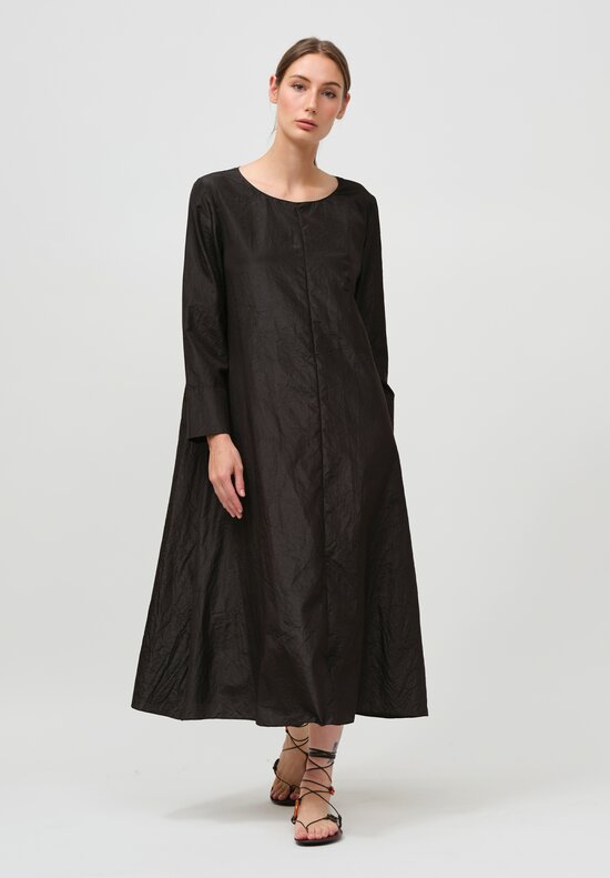 The Row Silk Martha Dress in Black	