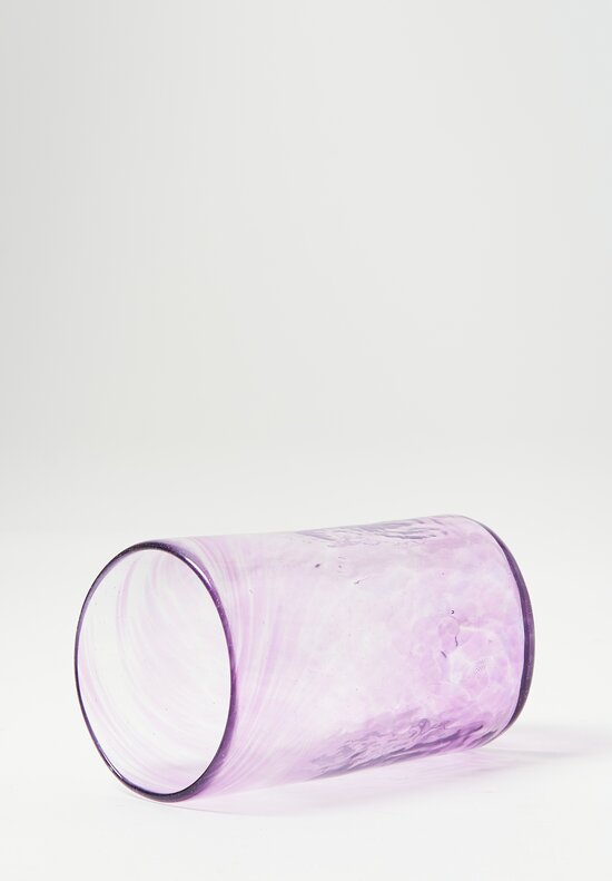 Studio Xaquixe Large Handblown Glassware Violet Blue	